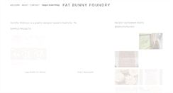 Desktop Screenshot of fatbunnyfoundry.com